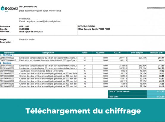 Batiprix Web Logiciel De Chiffrage Batiproduits