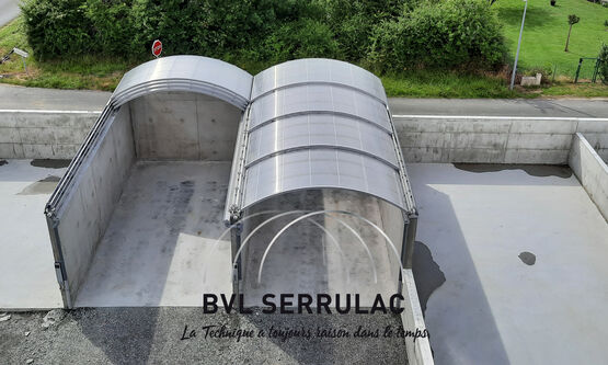 Abris télescopiques en aluminium « Delta Mobile » - produit présenté par BVL SERRULAC