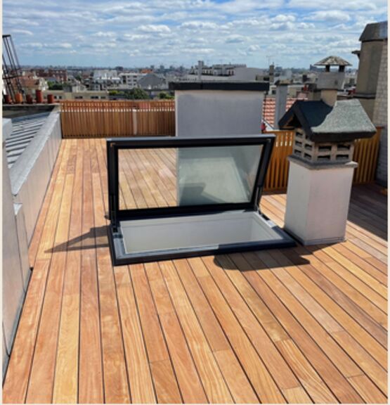  Accès au toit-terrasse | La trappe Skyhatch - Eléments monobloc