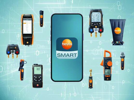  Application d&#039;aide au réglage des systèmes de ventilation et mesures multisites | Testo Smart - TESTO