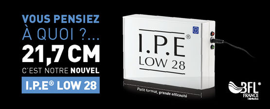  Assèchement des murs -  IPE® LOW 28 | Rayon d&#039;action 14m  - BFL® FRANCE