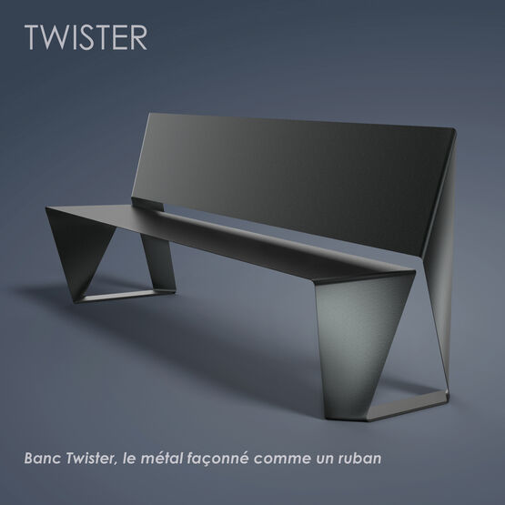 Banc pour aménagement urbain | TWISTER BY NAOM