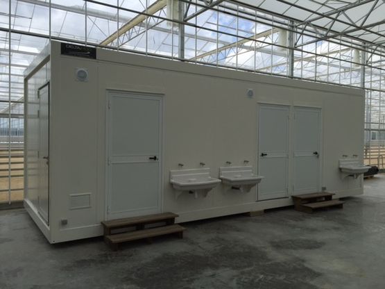  Bâtiments modulaires d’occasion de 118 m² pour vestiaires et sanitaires | Cougnaud OC357 à 0364 - Autres constructions modulaires préfabriqués