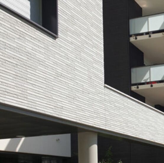  Brique de parement en béton architectonique à maçonner | Brique AmR90 - Parements décoratifs pour façade