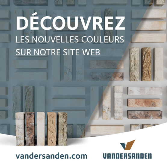 Briques de parement avec des nouvelles couleurs | Vandersanden - produit présenté par VANDERSANDEN