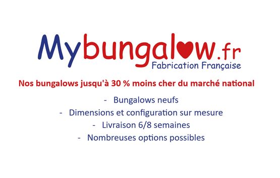  Bungalow, base vie, Construction modulaire, préfabriqué... - Bungalows et bâtiments préfabriqués