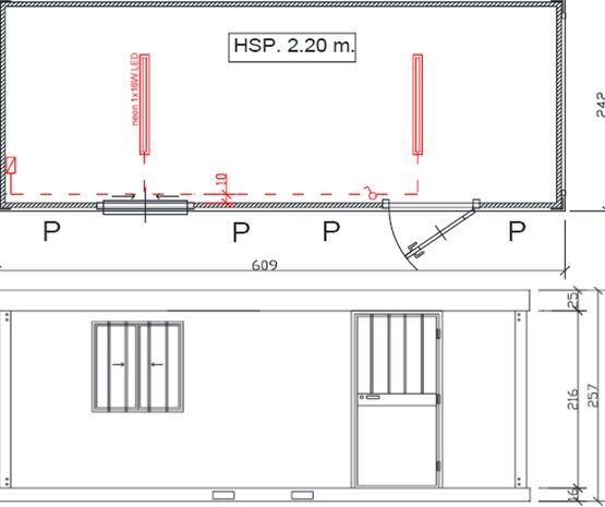 Bungalow polyvalent neuf gamme standard PLUS Type L 6,09 x 2,42 | BR MODULAIRE - produit présenté par BR MODULAIRE