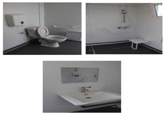  Cabine et cellule sanitaire raccordable pour personnes en situation de handicap (PSH) | WC LOC  - Sanitaires extérieurs