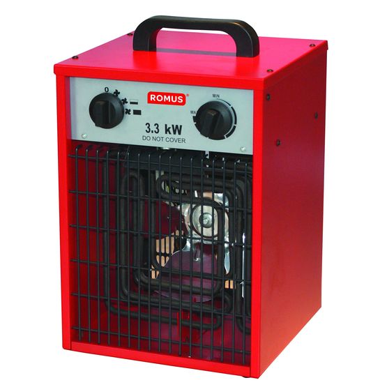 Red-Hot 3,3 kW : Chauffage soufflant de chantier pour locaux jusqu'à 30 m²  – Batiproduits