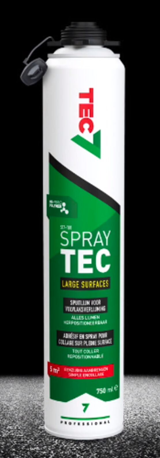 Colle polyvalente pour grandes surfaces | Spraytec - produit présenté par SARL NOVATECH FRANCE TEC7