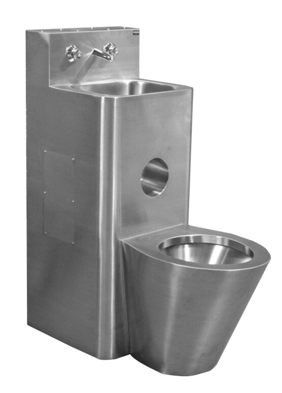 Pack WC Trio 2 : WC suspendu avec lave-mains intégré - Batiproduits