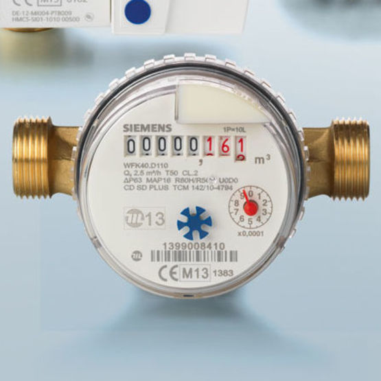 Compteur Deau Mécanique à Turbine Siemens Pour Immeubles Dhabitation Et Tertiaires Wfk40wfw40