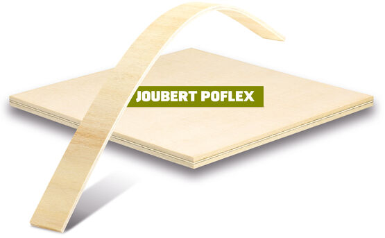 Contreplaqué cintrable en peuplier français certifié PEFC pour usage intérieur I Joubert Poflex