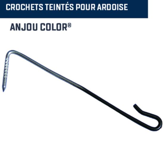  Crochets d&#039;ardoise  Anjou Color / Force 9 - Fixation (crochets, pattes, vis, etc.)