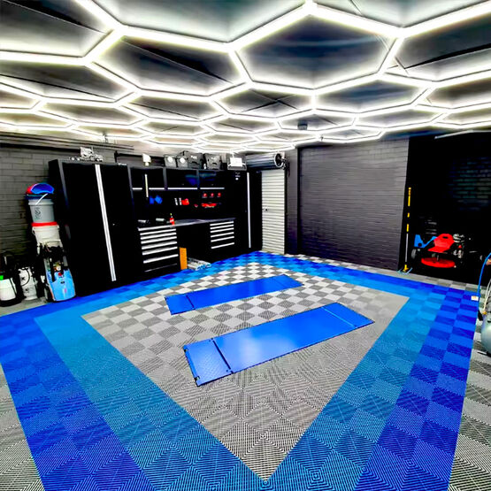  Dalles de sol MOSAIK-AERO pour Garage-Atelier-Showroom / Usage Intérieur-Extérieur - Dalles vinyle ou PVC