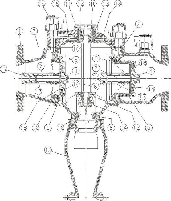  Disconnecteur hydraulique antipollution à zone de pression réduite contrôlable | BA 009MC  - WATTS INDUSTRIES