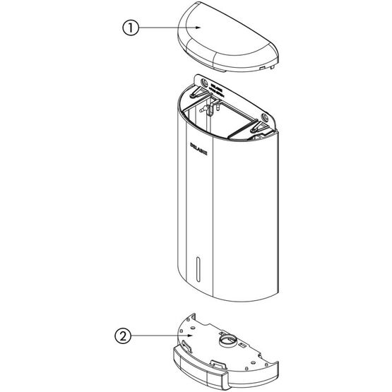  Distributeur de savon spécial douche | Réf. 510579 - Distributeur à savon ou gel désinfectant