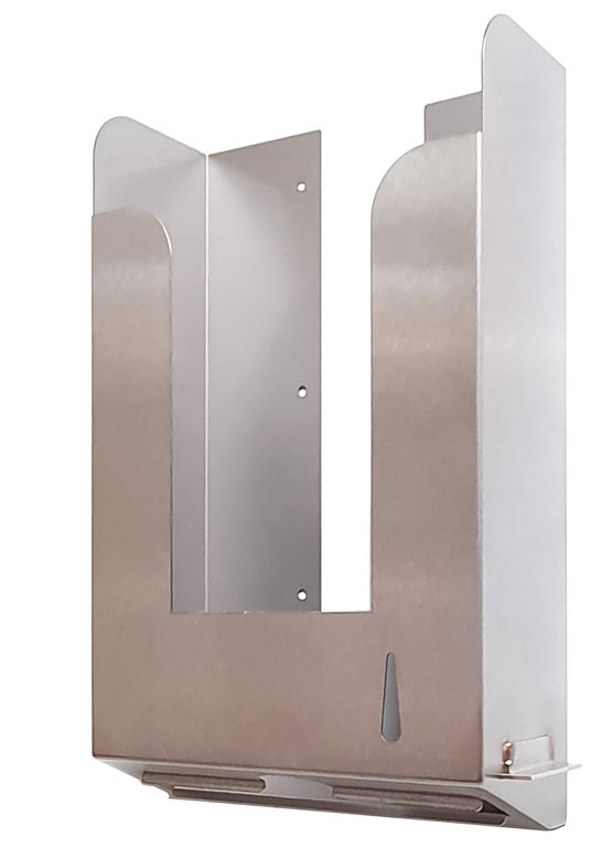  Distributeur feuilles essuie-mains inox à intégrer derrière miroir | AS-101V - SUPRATECH