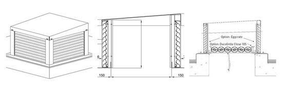  Édicule de toiture | Duco Roof Turret  - DUCO VENTILATION & SUN CONTROL