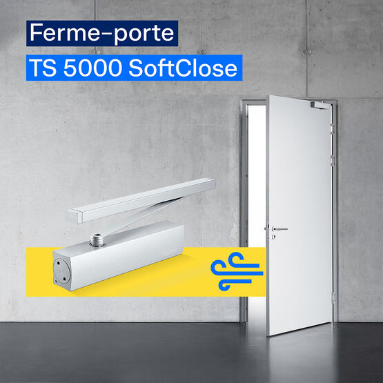 Ferme-porte avec amortissement de fermeture | TS 5000 SoftClose - produit présenté par GEZE