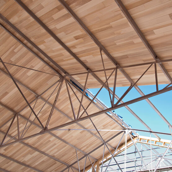  Finitions Wood des panneaux de toiture Usystem Roof - UNILIN INSULATION 