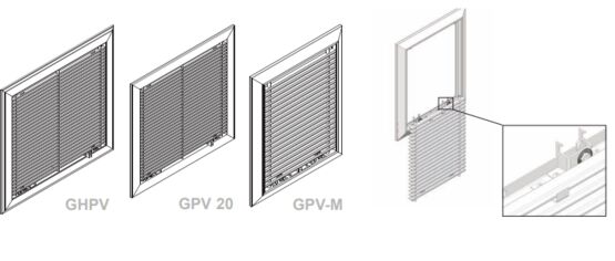  Grilles d&#039;habillage pour volets de désenfumage | GHPV / GPV-AG / GPV-TP - Clapet ou volet coupe-feu