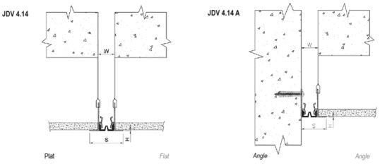 Joint de dilatation sismique spécial plafonds suspendus | JDV 4.14  - produit présenté par GV2 VEDA FRANCE