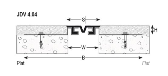 Joint de dilatation vertical en acier avec insert en nitrile | JDV 4.04  - produit présenté par GV2 VEDA FRANCE