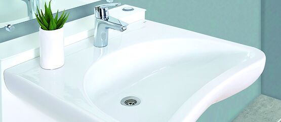  Lavabo avec cadre réglable électrique HV | Standardline - Lavabos PMR