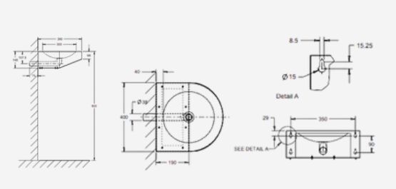  Lavabo spécial PMR | Robusto 75 135092 - 910903 -135095  - Lavabos PMR