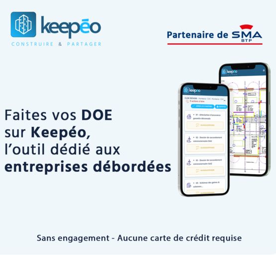  Logiciel DOE - Plateforme Dossiers d’Ouvrages Exécutés - 1 Corps d’état | Keepéo  - KEEPEO