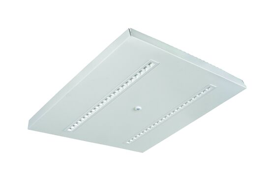 Luminaire LED de plafond à structure en carton recyclé | Opticlic Terra - produit présenté par SYLVANIA FRANCE