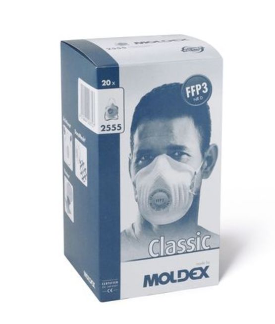 Masque à poussières jetable FFP2 avec soupape Classic NR D - BTE DE 20