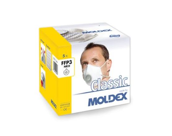 Masque de chantier avec soupape FFP3 MOLDEX