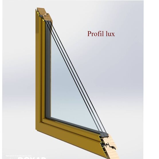  Menuiserie à isolation et transmission thermique | PROFIL LUX - DOXAR