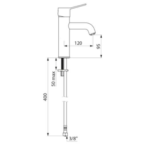 Mitigeur de lavabo mécanique | Réf. 2721T - produit présenté par DELABIE