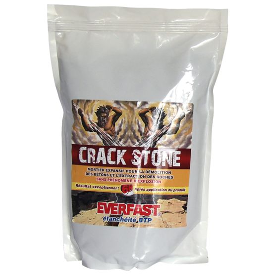 Mortier expansif non explosif | EVERFAST CRACK STONE - produit présenté par EVERFAST