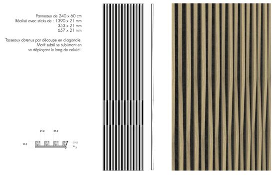  Octave - Panneau sur mesure ondulé n°1 - OCTAVE - PANNEAUX BOIS ECO-ACOUSTIQUES