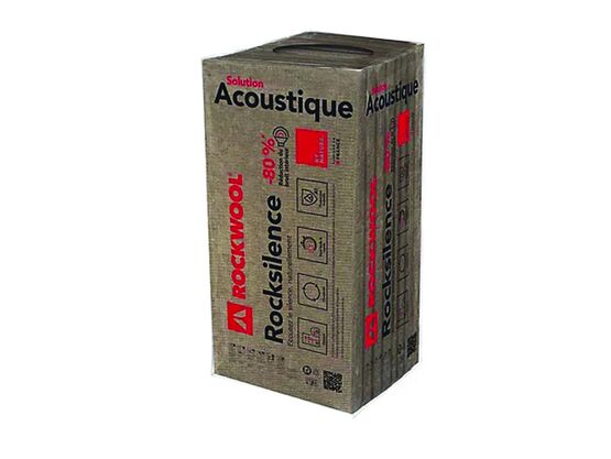  Panneau acoustique en laine de roche haute densité fabriquée à partir de basalte | Rocksilence - ROCKWOOL