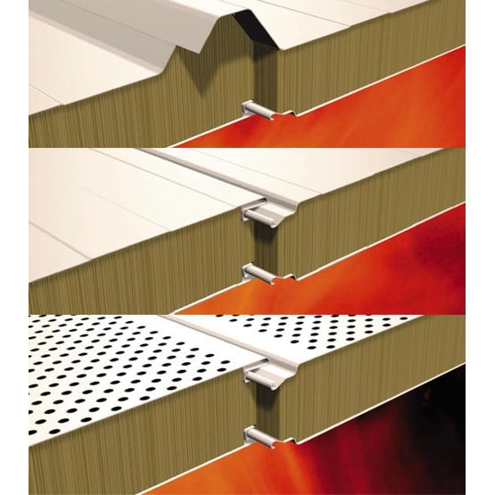 Panneaux isolants M0 pour toiture, bardage ou cloison  Promistyl Feu  toiture - ARVAL - ARCELORMITTAL CONSTRUCTION FRANCE