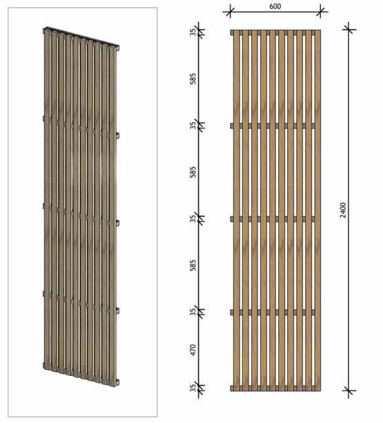  Panneaux muraux et plafonds | CREMAILLERES - Panneau, planche en bois ou dérivés