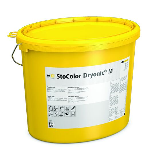  Peinture drainante aspect métallique en 50 teintes pour façade sur système ITE | StoColor Dryonic M - STO