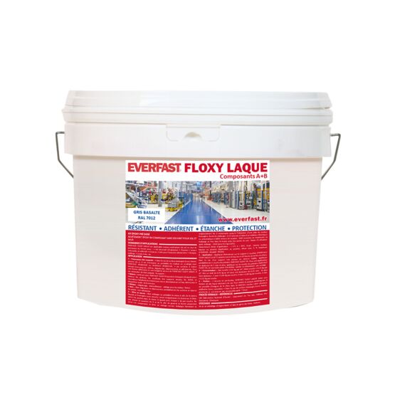 Peinture laque époxy bi-composant sans solvant pour sol et mur | EVERFAST FLOXY LAQUE