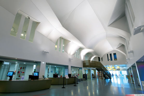  Plafond tendu avec formes 3D | Barrisol Normalu  - BARRISOL NORMALU