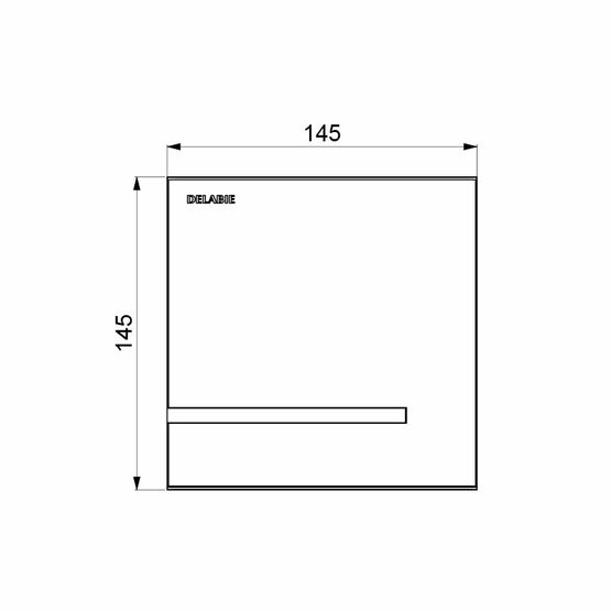  Plaque de commande électronique pour urinoir Inox satiné, 230/6V - kit 2/2 - TEMPOMATIC 4  | Réf. 430000 - DELABIE