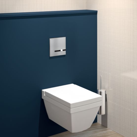  Plaque de commande TEMPOMATIC WC bicommande encastré Inox, 230/6V - kit 2/2 | Réf.464000  - Robinet monofluide