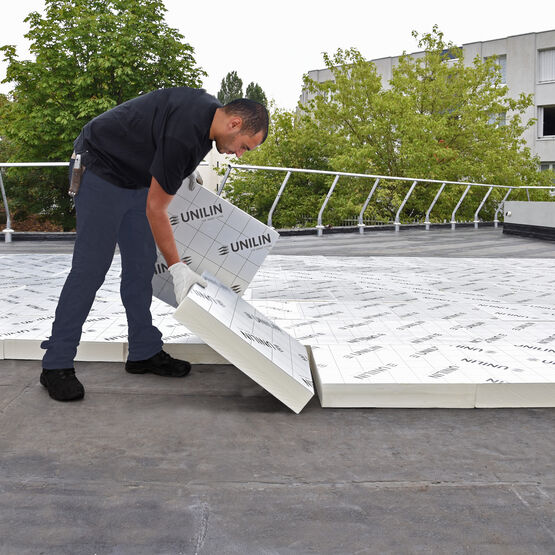  Plaque isolante PIR pour toitures terrasses | Utherm Roof L - UNILIN INSULATION 