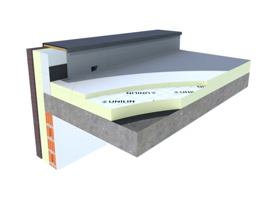 Plaque isolante PIR pour toitures terrasses | Utherm Roof Tapered - produit présenté par UNILIN INSULATION 