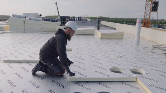  Plaque isolante PIR pour toitures terrasses | Utherm Roof Tapered - UNILIN INSULATION 