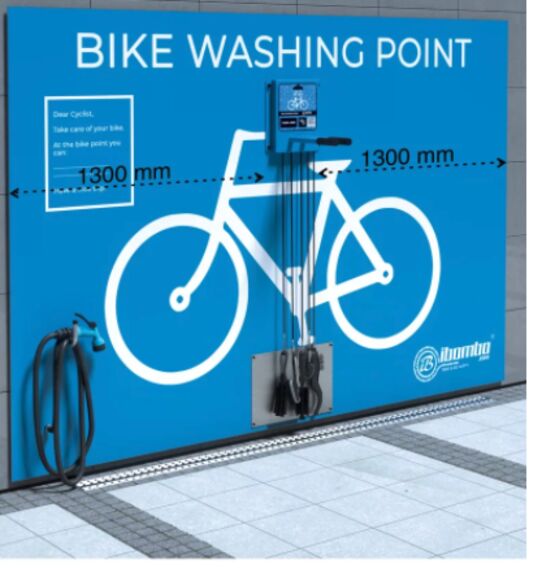  Point de lavage mural pour vélo | AKVO  - HAKKEN MOBILITY